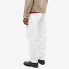 AMI Men's Tapered Fit Jean in White