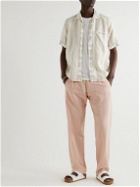 SMR Days - Straight-Leg Bamboo and Cotton-Blend Trousers - Pink