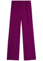 Forte_forte Plissé Crepe Trousers Red