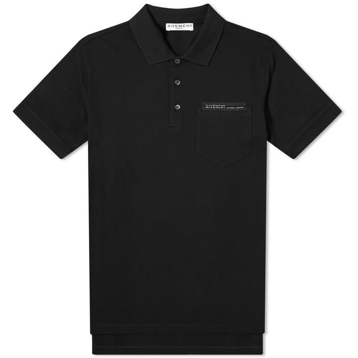 Photo: Givenchy Tape Logo Pocket Polo