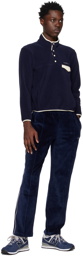 Sporty & Rich Navy Serif Sweatshirt