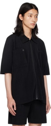 Homme Plissé Issey Miyake Black Flip Shirt