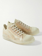 Rick Owens - Leather-Trimmed Rubber Sneakers - Neutrals