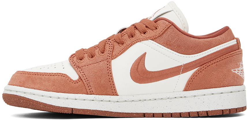 nike 1 orange and white