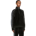 Versace Black Medusa Half-Zip Track Jacket