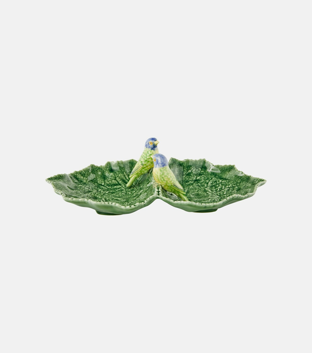 Bordallo Pinheiro Cinerária Double Leaf bowl