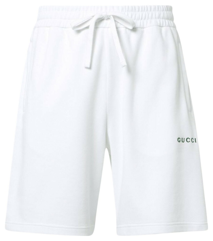 Photo: Gucci Webstripe cotton jersey shorts