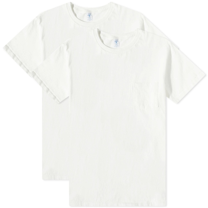 Photo: Velva Sheen Men's 2 Pack Pocket T-Shirt in White