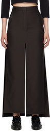 Lanvin Black Slit Maxi Skirt