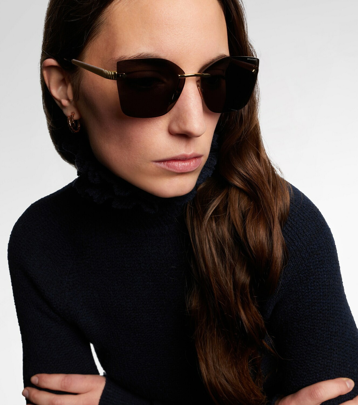 Bvlgari Tubogas cat-eye sunglasses