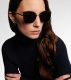 Bvlgari Tubogas cat-eye sunglasses