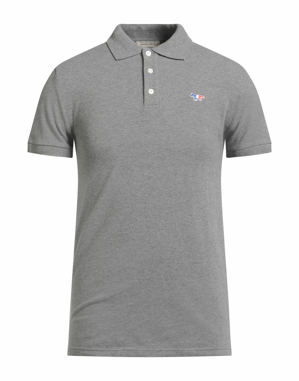 Maison Kitsuné Mens Polo shirt in Grey