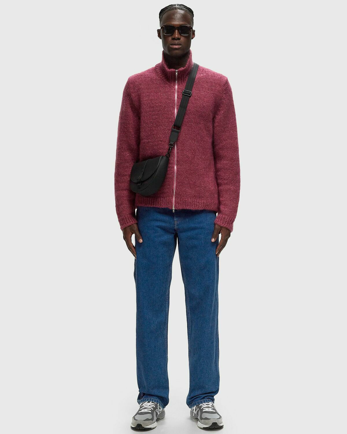 トップス OUR LEGACY FLOAT FUNNEL Our Legacy - Float Funnel Uncut Ruby Softest Mohair Silk