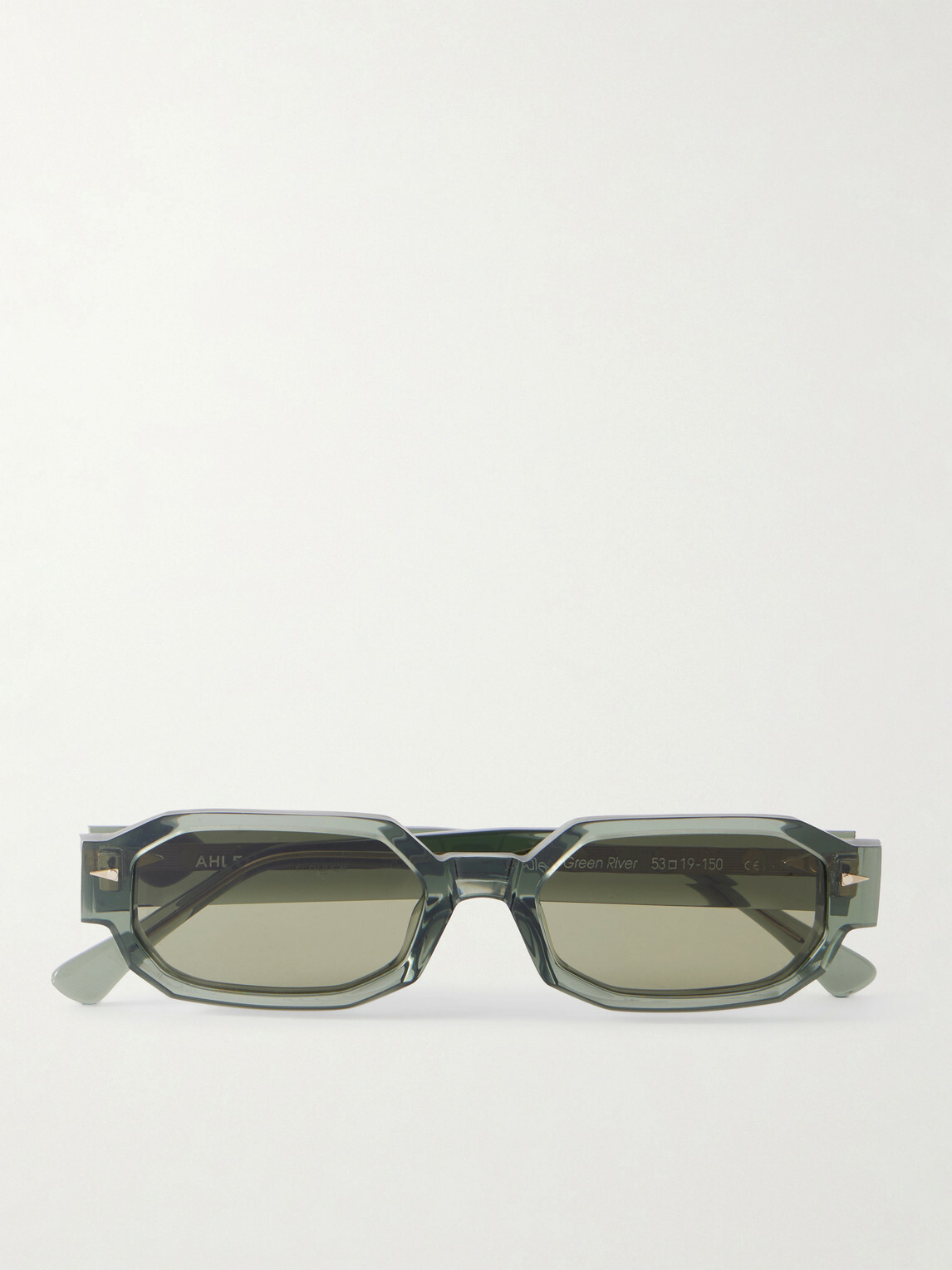 AHLEM - Jules Oval-Frame Acetate Sunglasses