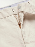 Sid Mashburn - Straight-Leg Garment-Dyed Cotton-Twill Shorts - Gray