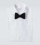 Ralph Lauren Purple Label Cotton velvet bow tie