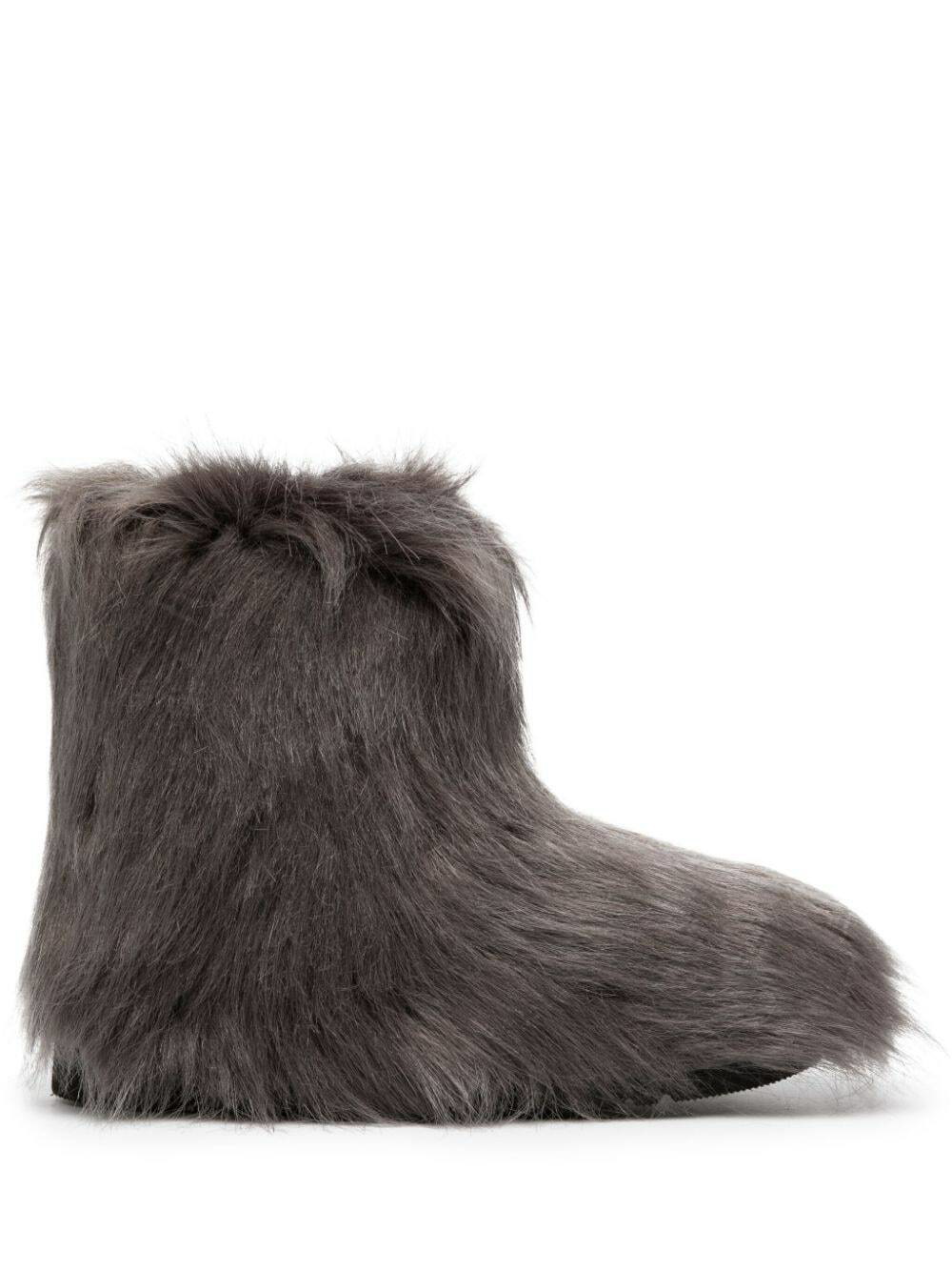 STAND - Olivia Faux Fur Ankle Boots Stand Studio