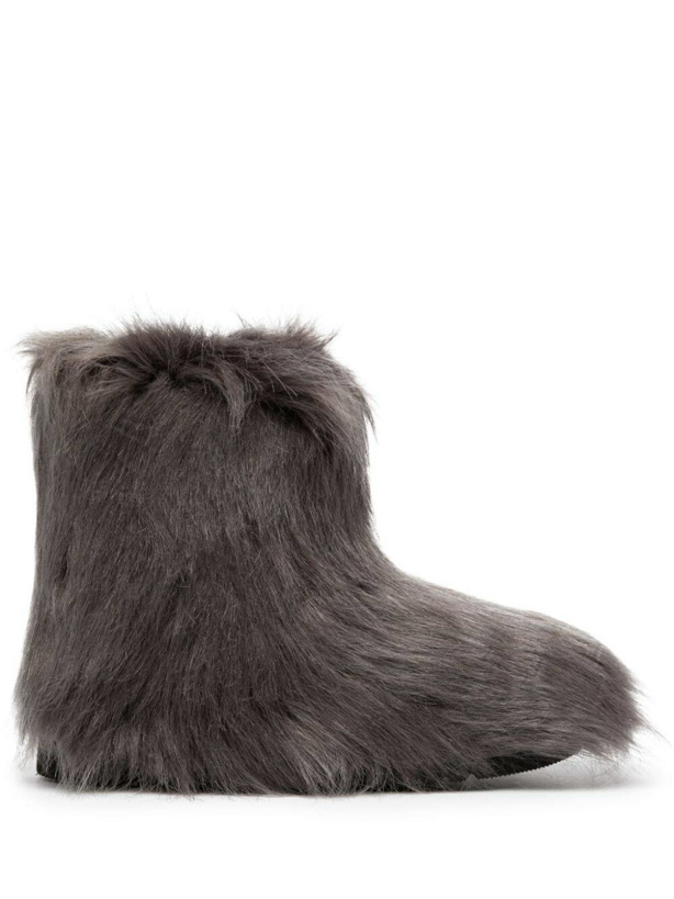 Photo: STAND - Olivia Faux Fur Ankle Boots