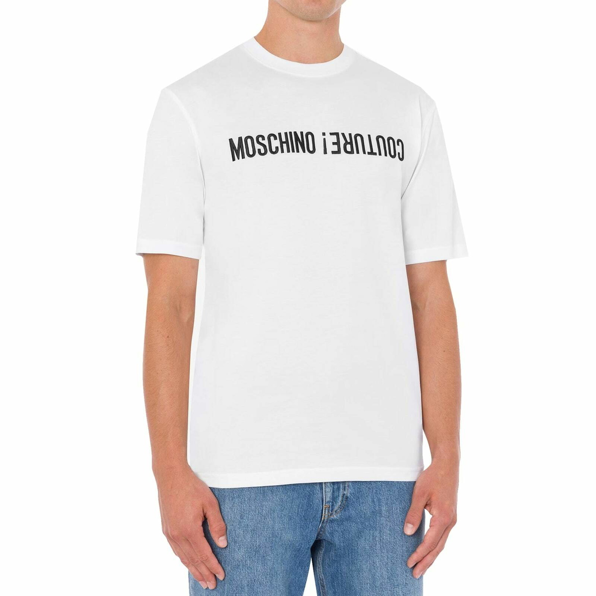 Moschino Black Upside Down Logo Sweatshirt