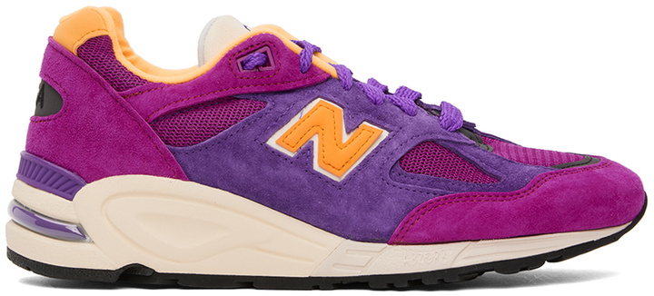 Photo: New Balance Purple Made in USA 990v2 Sneakers