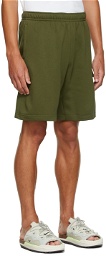 Nike Green Fleece Sportswear Club Cargo Shorts