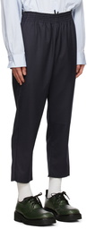 Camiel Fortgens Navy Wool Grandma Trousers