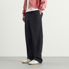Maison Margiela Men's Drawstring Trousers in Dark Blue