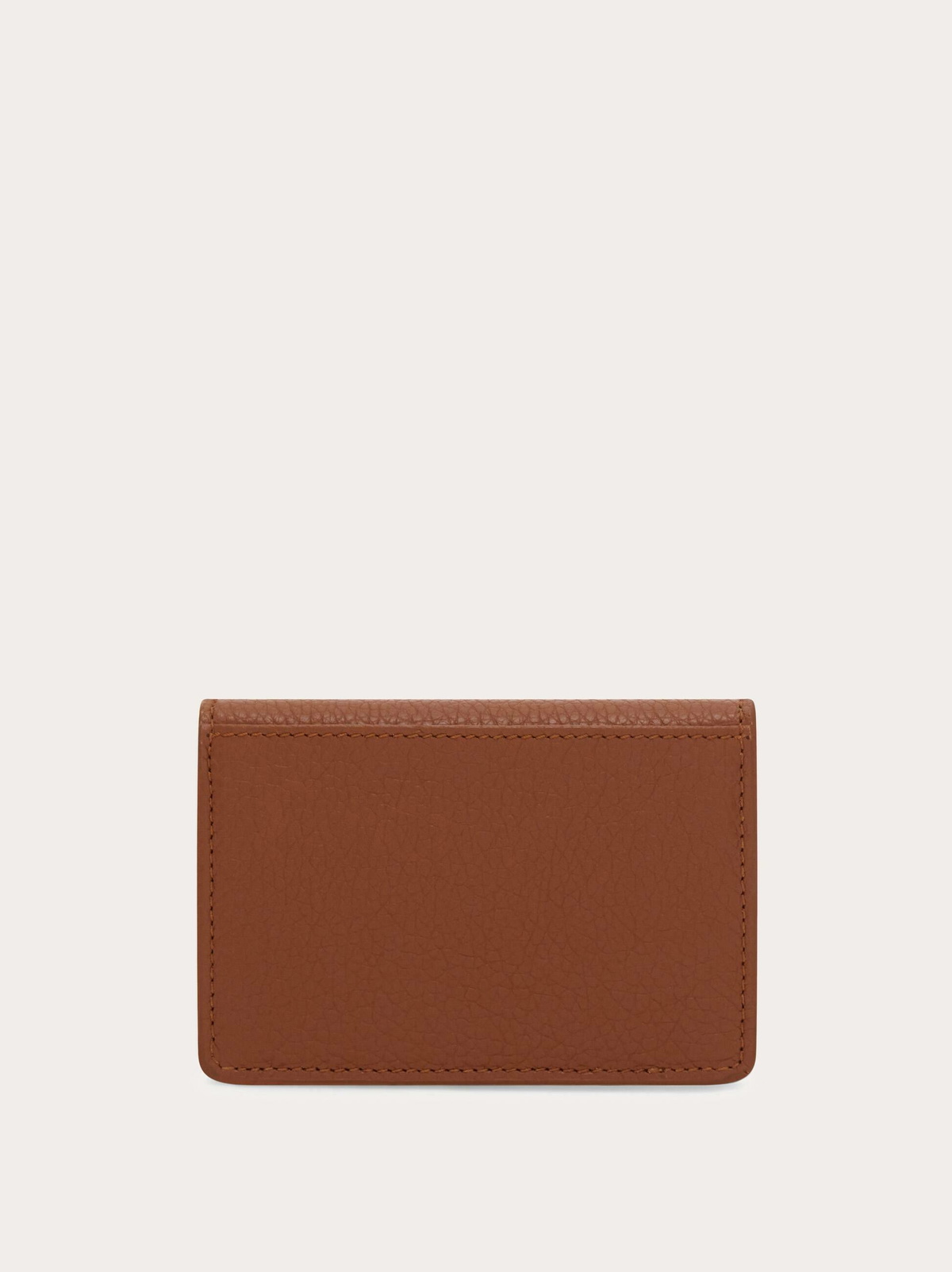 Ferragamo Womens Gancini key holder in Brown