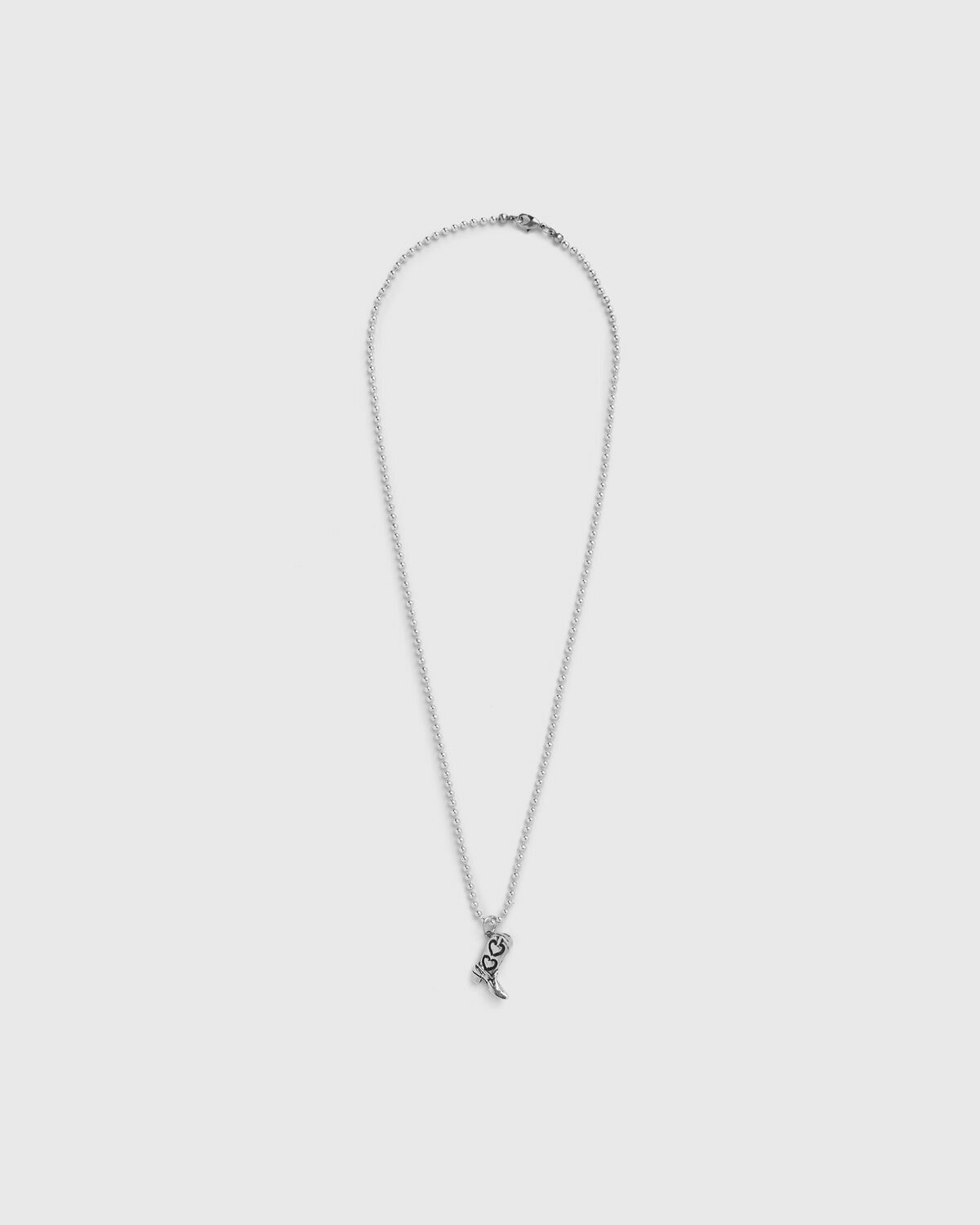TwoJeys Boot Necklace silver Mens Jewellery