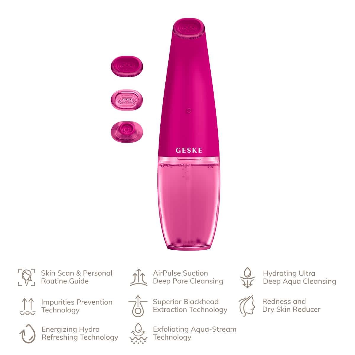 GESKE Aqua-Stream Face Cleanser | 8 in 1 Tools & Brushes 4099702003095