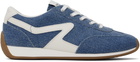rag & bone Blue Slim Retro Runner Sneakers