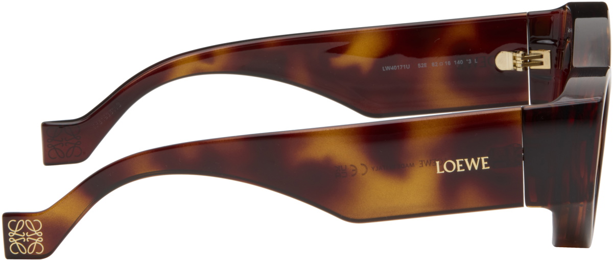 LOEWE Brown Paula's Ibiza Goggle Cat-Eye Sunglasses