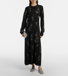 Altuzarra Beaded wool and silk maxi dress