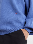 Willy Chavarria - Embroidered Wool Sweater - Blue