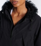 Noir Kei Ninomiya Tulle-trimmed technical jacket