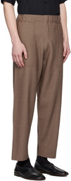 HOMME PLISSÉ ISSEY MIYAKE Brown Inlaid Trousers