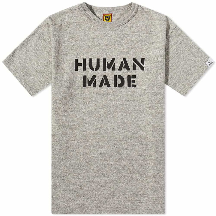 Photo: Human Made Military Logo T-Shirt in Grey