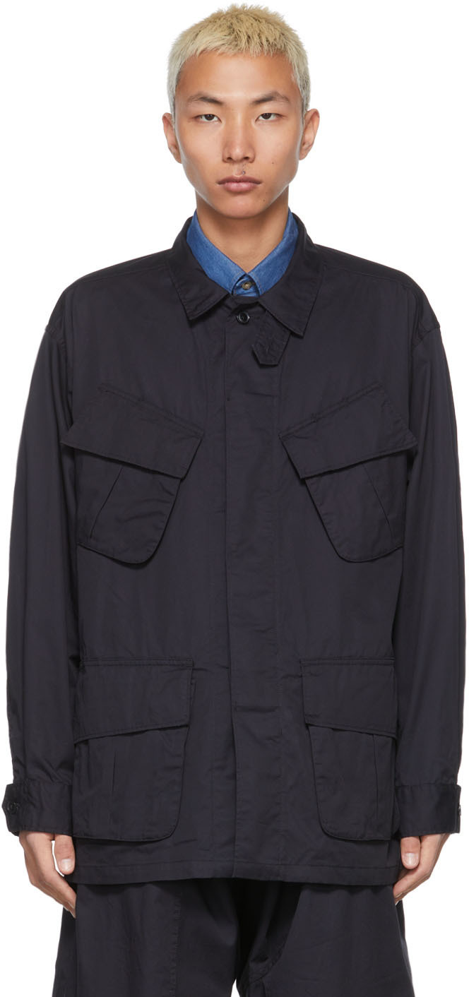 Engineered Garments Black Jungle Fatigue Jacket Engineered