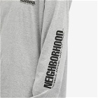 Neighborhood Men's 1 Long Sleeve Printed T-Shirt in Grey