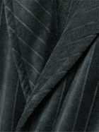 NN07 - Striped Cotton-Blend Terry Robe