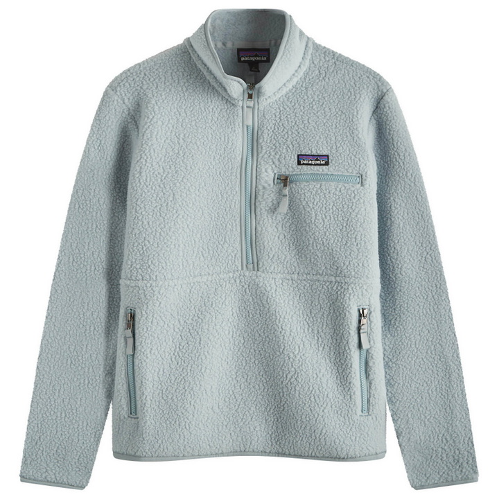 Photo: Patagonia Women's Retro Pile Marsupial Fleece in Thermal Blue