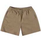 Goldwin Men's Nylon 5" Shorts in Desert Taupe