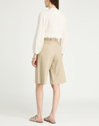 120% Lino Womens Top Ivory