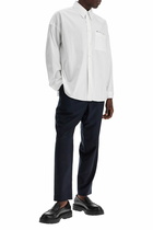 MARNI boxy shirt with pocket detail White
