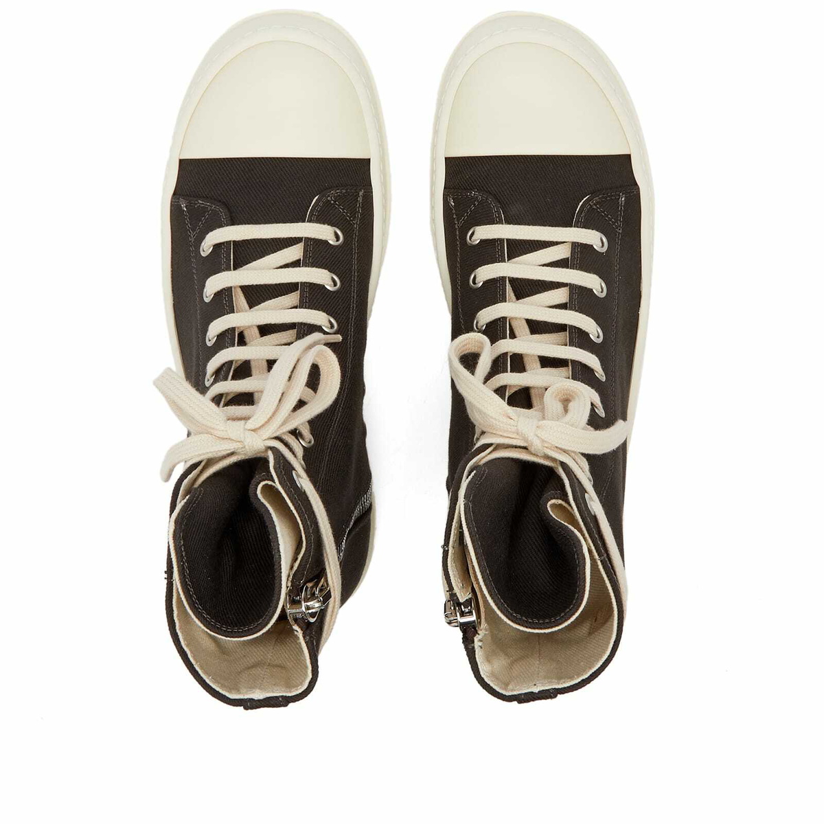 Rick Owens DRKSHDW Women's Hi-Top Top Sneakers in Dark Dust
