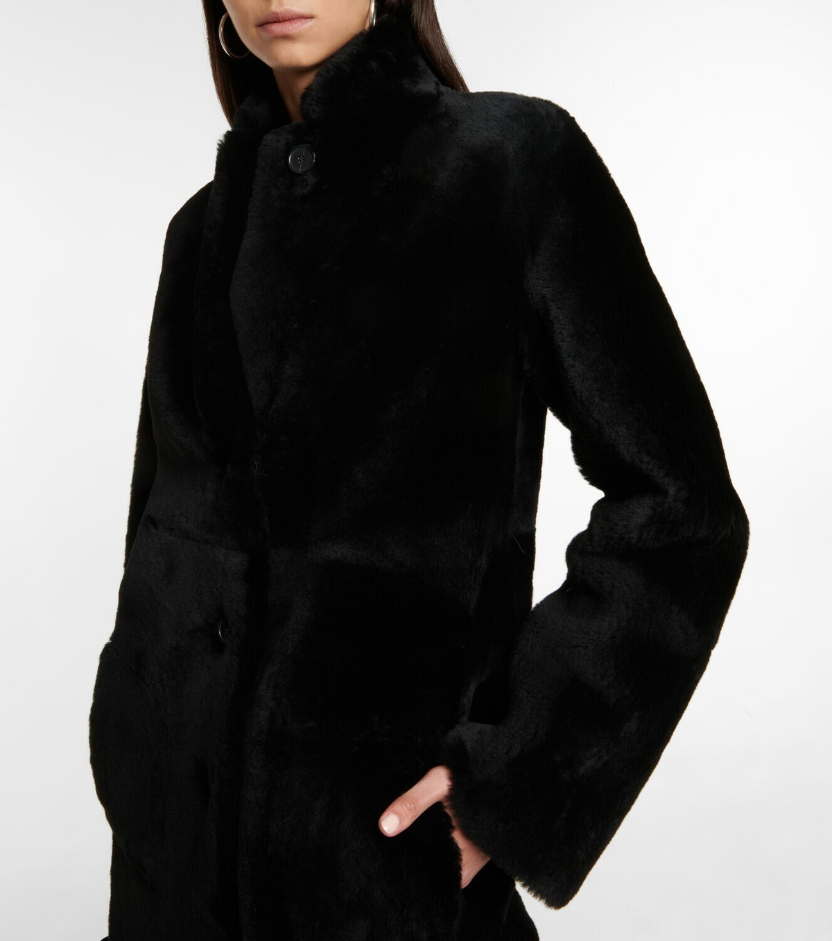 Joseph Britanny reversible leather and shearling coat Joseph