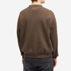 Uniform Bridge Men's Knitted Polo Shirt in Brown