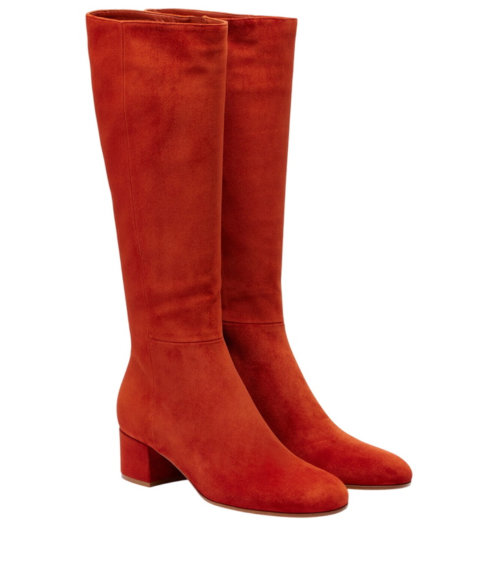 Photo: Gianvito Rossi Joelle suede knee-high boots
