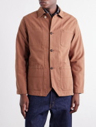 Drake's - Cotton-Canvas Overshirt - Brown