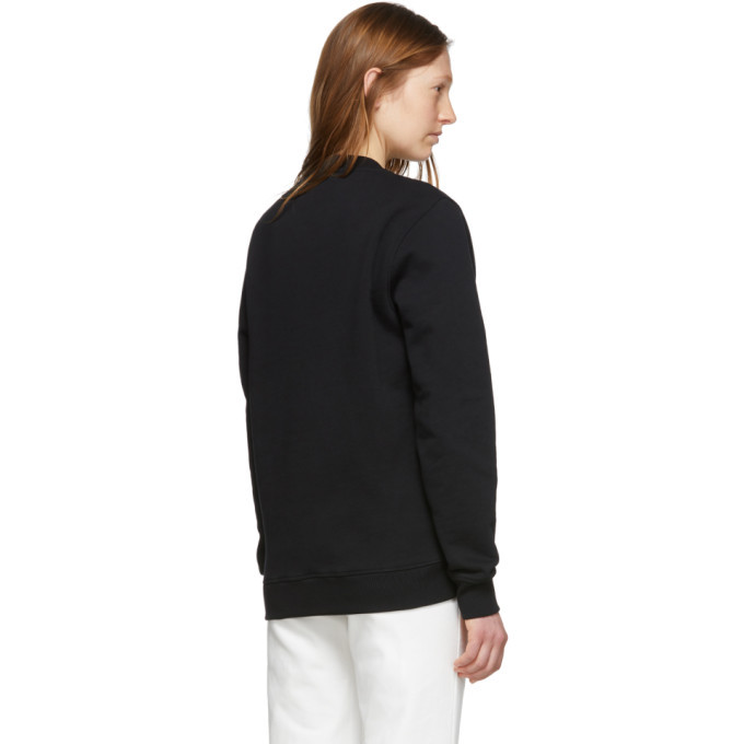 Loewe Black Embroidered Anagram Sweatshirt